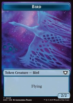 Bird Token (U 2/2) // Pest Token (BG 1/1)⁣ - Edge of Eternities: Tokens⁣ (Token)⁣ [CT 3/9]