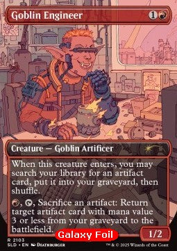 Goblin Engineer (V.2)⁣ - Secret Lair Drop Series: Chaos Vault⁣ (Rare)⁣ [2103]