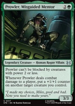 Prowler, Misguided Mentor - Magic: The Gathering | Marvel's Spider-Man: Eternal (Uncommon) [SPE-17]