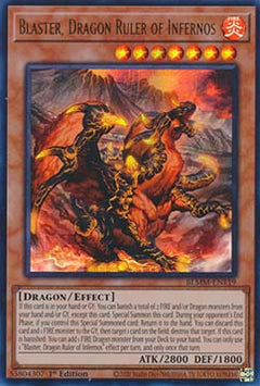 Blaster, Dragon Ruler of Infernos⁣ - Battles of Legend: Monster Mayhem⁣ (Ultra Rare)⁣ [119]