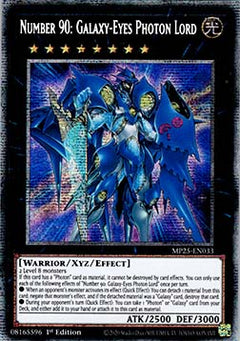 Number 90: Galaxy-Eyes Photon Lord⁣ - 2025 Mega-Pack Tin⁣ (Starlight Rare)⁣ [033]