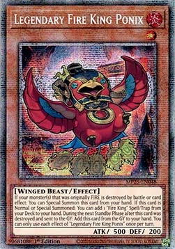 Legendary Fire King Ponix⁣ - 2025 Mega-Pack Tin⁣ (Starlight Rare)⁣ [048]
