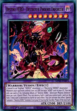 Destiny HERO - Destroyer Phoenix Enforcer⁣ - 2025 Mega-Pack Tin⁣ (Ultra Rare)⁣ [273]