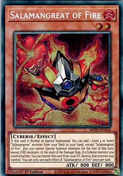 Salamangreat of Fire⁣ - 2025 Mega-Pack Tin⁣ (Secret Rare)⁣ [144]
