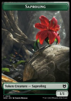 Saproling Token (G 1/1) // Ape Token (G 3/3) - Secret Lair Commander Deck: Everyone's Invited! (Token) [SLDEI-T 15/10]
