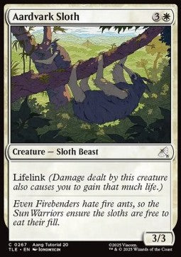 Aardvark Sloth (V.2) - Magic: The Gathering | Avatar: The Last Airbender: Eternal (Common) [TLE-267]