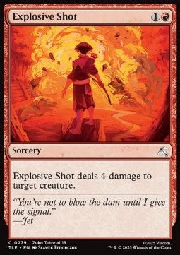 Explosive Shot (V.2) - Magic: The Gathering | Avatar: The Last Airbender: Eternal (Common) [TLE-279]