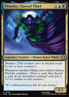 Prowler, Clawed Thief - Magic: The Gathering | Marvel's Spider-Man (Uncommon) [SPM-138]