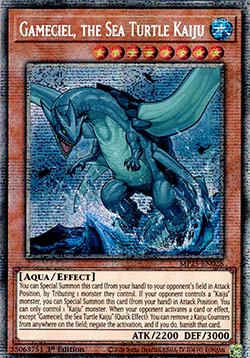 Gameciel, the Sea Turtle Kaiju⁣ - 2025 Mega-Pack Tin⁣ (Starlight Rare)⁣ [028]
