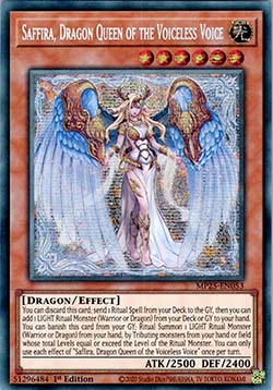 Saffira, Dragon Queen of the Voiceless Voice⁣ - 2025 Mega-Pack Tin⁣ (Secret Rare)⁣ [053]