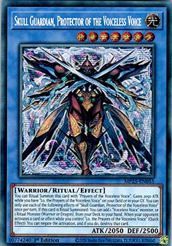 Skull Guardian, Protector of the Voiceless Voice⁣ - 2025 Mega-Pack Tin⁣ (Secret Rare)⁣ [055]