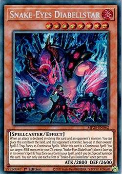 Snake-Eyes Diabellstar⁣ - 2025 Mega-Pack Tin⁣ (Secret Rare)⁣ [062]