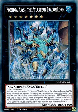 Poseidra Abyss, the Atlantean Dragon Lord⁣ - 2025 Mega-Pack Tin⁣ (Secret Rare)⁣ [108]