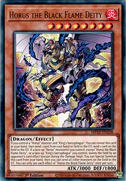 Horus the Black Flame Deity⁣ - 2025 Mega-Pack Tin⁣ (Ultra Rare)⁣ [158]