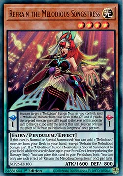 Refrain the Melodious Songstress⁣ - 2025 Mega-Pack Tin⁣ (Ultra Rare)⁣ [180]