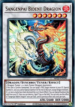 Sangenpai Bident Dragion⁣ - 2025 Mega-Pack Tin⁣ (Ultra Rare)⁣ [190]