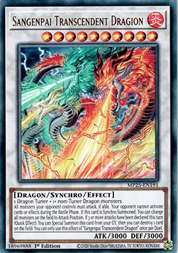 Sangenpai Transcendent Dragion⁣ - 2025 Mega-Pack Tin⁣ (Ultra Rare)⁣ [191]