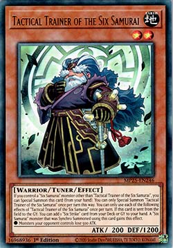 Tactical Trainer of the Six Samurai⁣ - 2025 Mega-Pack Tin⁣ (Ultra Rare)⁣ [246]