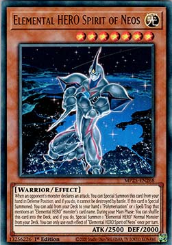 Elemental HERO Spirit of Neos⁣ - 2025 Mega-Pack Tin⁣ (Ultra Rare)⁣ [268]