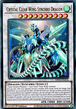 Crystal Clear Wing Synchro Dragon⁣ - 2025 Mega-Pack Tin⁣ (Ultra Rare)⁣ [276]