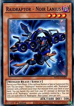Raidraptor - Noir Lanius⁣ - 2025 Mega-Pack Tin⁣ (Common)⁣ [302]