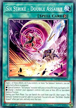 Six Strike - Double Assault⁣ - 2025 Mega-Pack Tin⁣ (Common)⁣ [419]