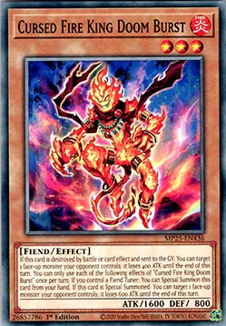 Cursed Fire King Doom Burst⁣ - 2025 Mega-Pack Tin⁣ (Common)⁣ [436]