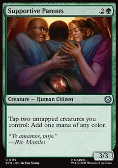 Supportive Parents - Magic: The Gathering | Marvel's Spider-Man (Uncommon) [SPM-119]
