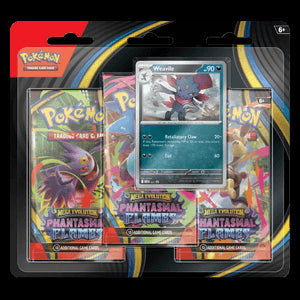 Phantasmal Flames: Weavile 3-Pack Blister - Phantasmal Flames