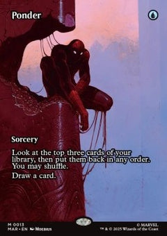 Ponder - Magic: The Gathering | Marvel's Spider-Man: Source Material Cards (Mythic) [MAR-13]
