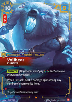 Volibear, Furious (V.1 - Epic) - Origins (Epic) [OGN-041]