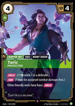 Taric, Protector - Origins (Rare) [OGN-074]