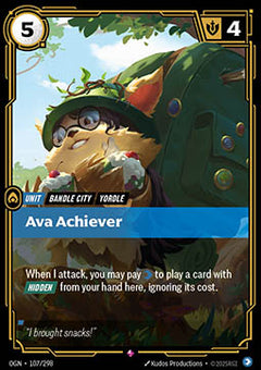 Ava Achiever - Origins (Rare) [OGN-107]