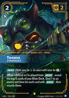 Teemo, Strategist (V.2 - Showcase) - Origins (Showcase) [OGN-121a]