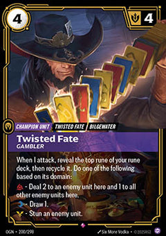 Twisted Fate, Gambler - Origins (Rare) [OGN-200]
