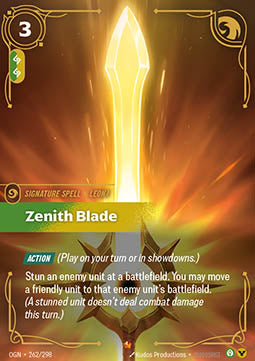 Zenith Blade - Origins (Epic) [OGN-262]