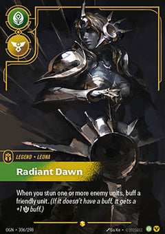 Leona, Radiant Dawn (V.2 - Showcase) - Origins (Showcase) [OGN-306]