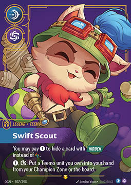Teemo, Swift Scout (V.2 - Showcase) - Origins (Showcase) [OGN-307]