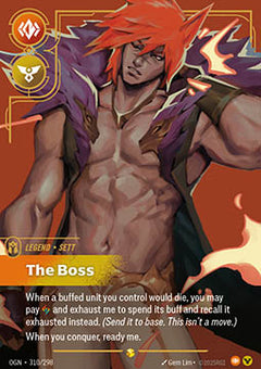 Sett, The Boss (V.2 - Showcase) - Origins (Showcase) [OGN-310]