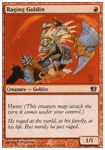 Raging Goblin - Eighth Edition (Common) [8ED-212]