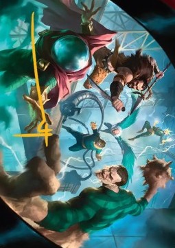 Art Series: Behold the Sinister Six! (V.2) - Magic: The Gathering | Marvel's Spider-Man: Extras (Tip Card) [XSPM-A07]