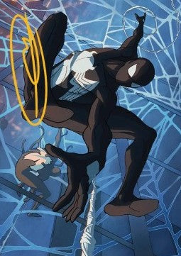 Art Series: Symbiote Spider-Man (V.2) - Magic: The Gathering | Marvel's Spider-Man: Extras (Tip Card) [XSPM-A40]