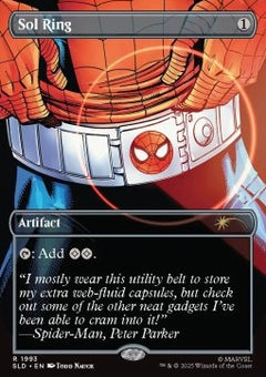 Sol Ring (V.2) - Secret Lair Drop Series: Secret Lair x Marvel's Spider-Man Superdrop (Rare) [SLDMSM-1993]