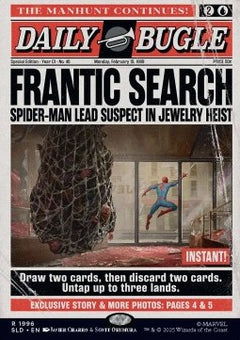 Frantic Search - Secret Lair Drop Series: Secret Lair x Marvel's Spider-Man Superdrop (Rare) [SLDMSM-1996]