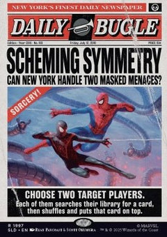Scheming Symmetry - Secret Lair Drop Series: Secret Lair x Marvel's Spider-Man Superdrop (Rare) [SLDMSM-1997]