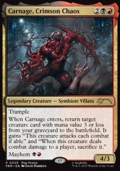 Carnage, Crimson Chaos - Standard Showdown Promos (Rare)