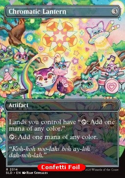 Chromatic Lantern (V.3) - Secret Lair Drop Series: Secret Scare Superdrop (Rare) [SLDSSS-2314]