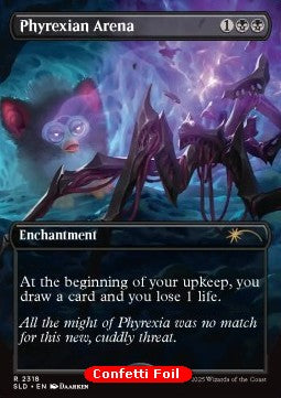 Phyrexian Arena (V.3) - Secret Lair Drop Series: Secret Scare Superdrop (Rare) [SLDSSS-2318]