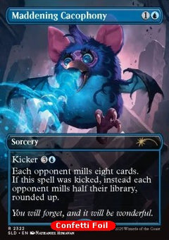 Maddening Cacophony (V.3) - Secret Lair Drop Series: Secret Scare Superdrop (Rare) [SLDSSS-2322]