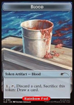 Blood Token (V.2) - Secret Lair Drop Series: Secret Scare Superdrop (Time Shifted) [SLDSSS-2180]